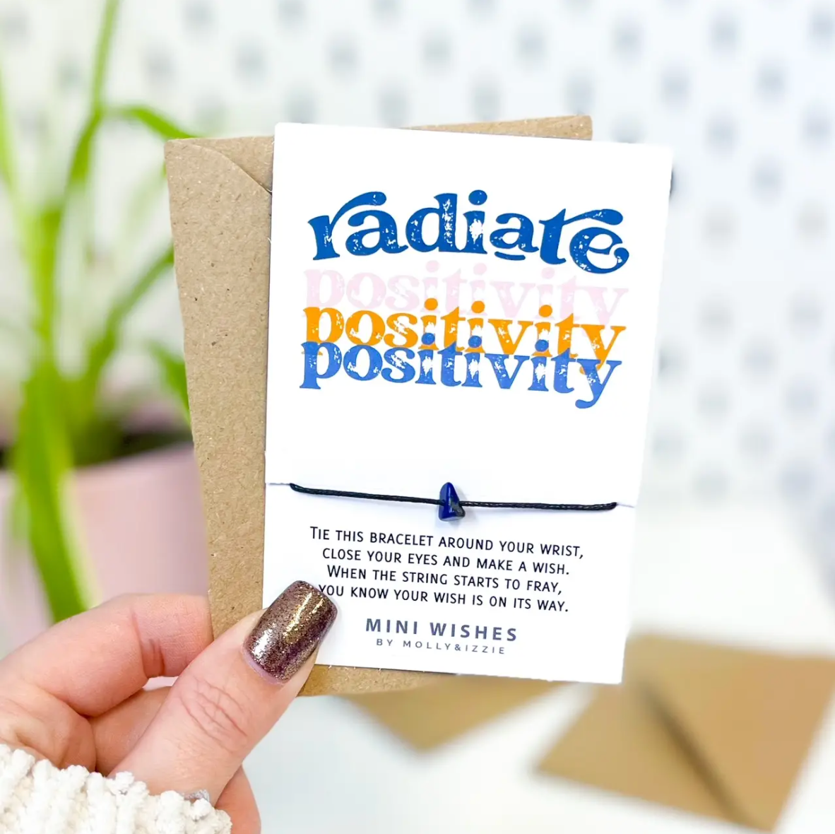 Radiate Positivity Mini Crystal Wish Bracelet