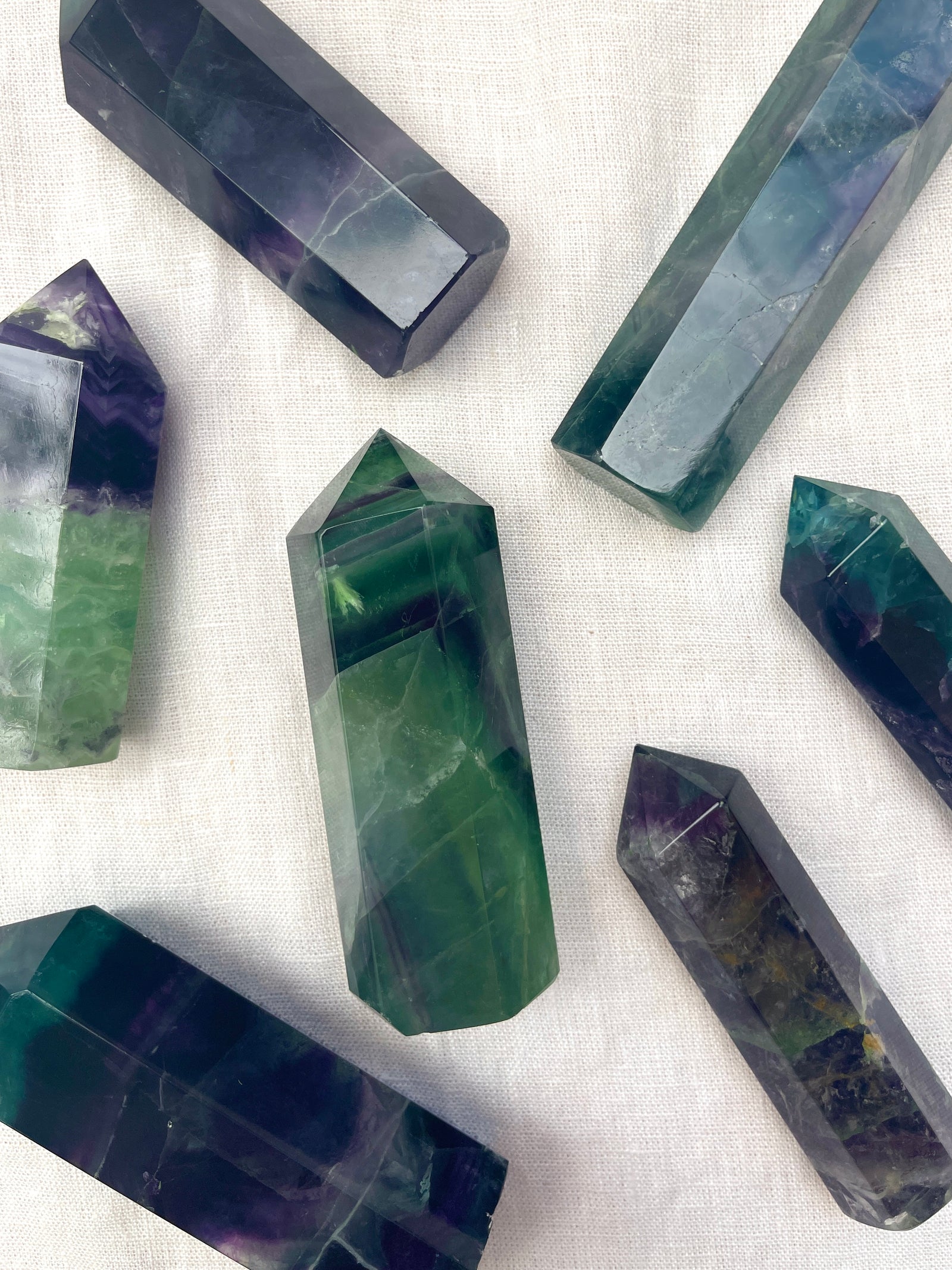 Rainbow Fluorite Towers