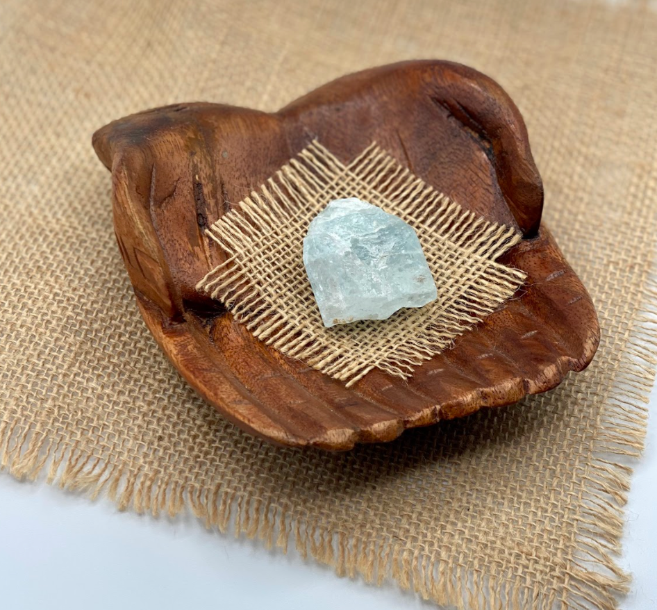 Raw Aquamarine Crystal Piece