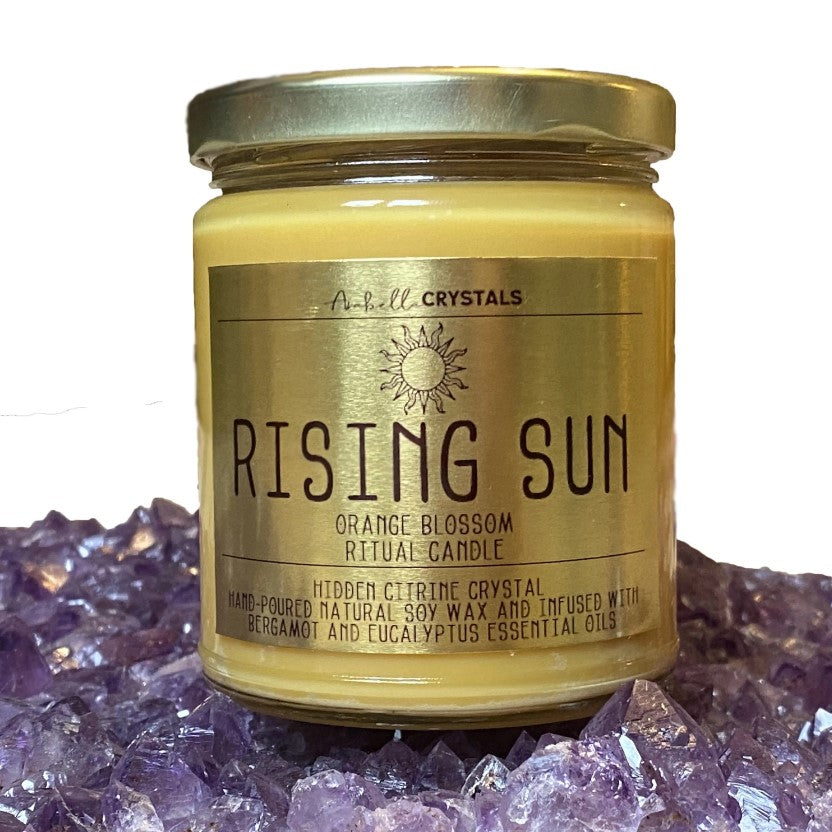 Rising Sun Candle Jar