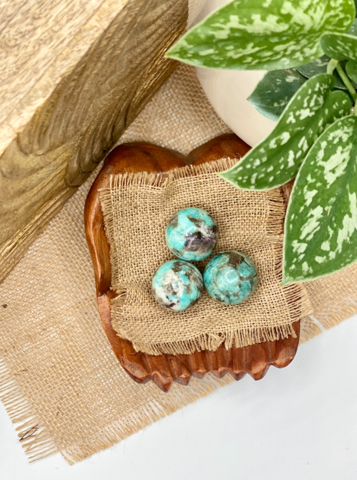 Small Amazonite & Smoky Quartz Sphere
