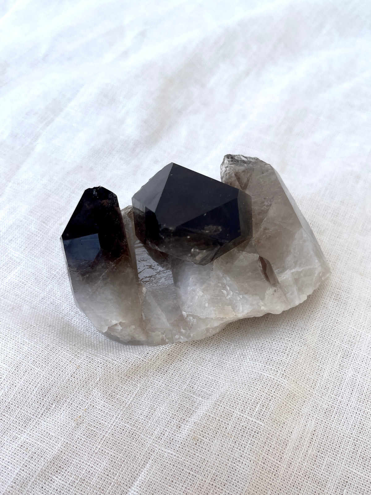Smoky Quartz Clusters