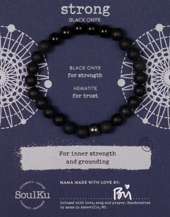 Strong Black Onyx Bracelet
