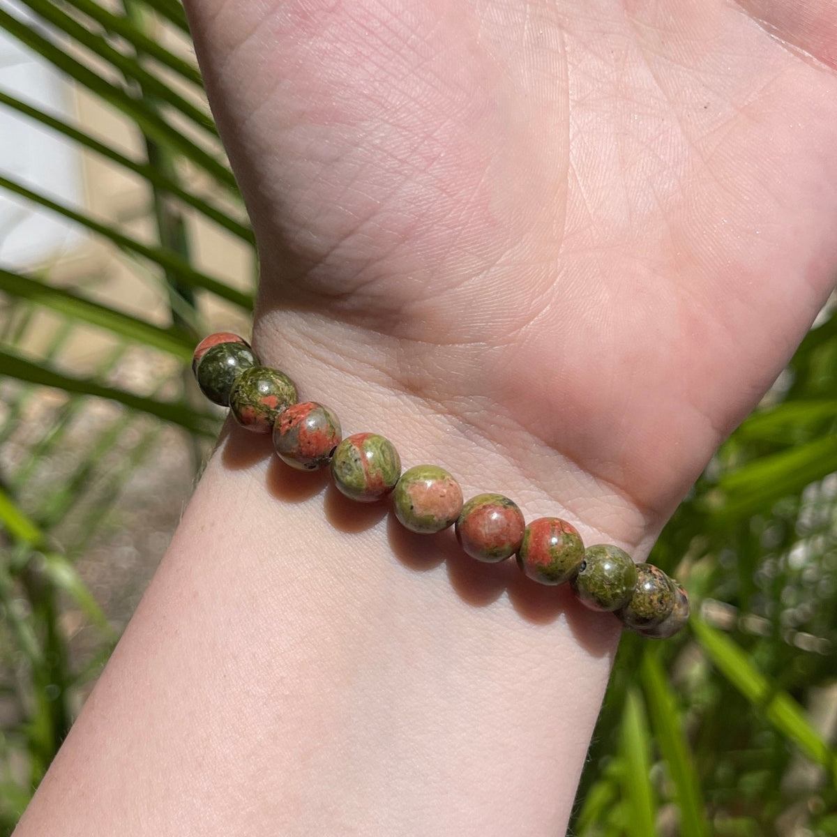 Unakite Crystal Bracelet