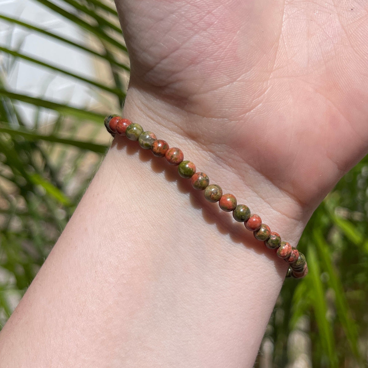 Unakite Crystal Bracelet
