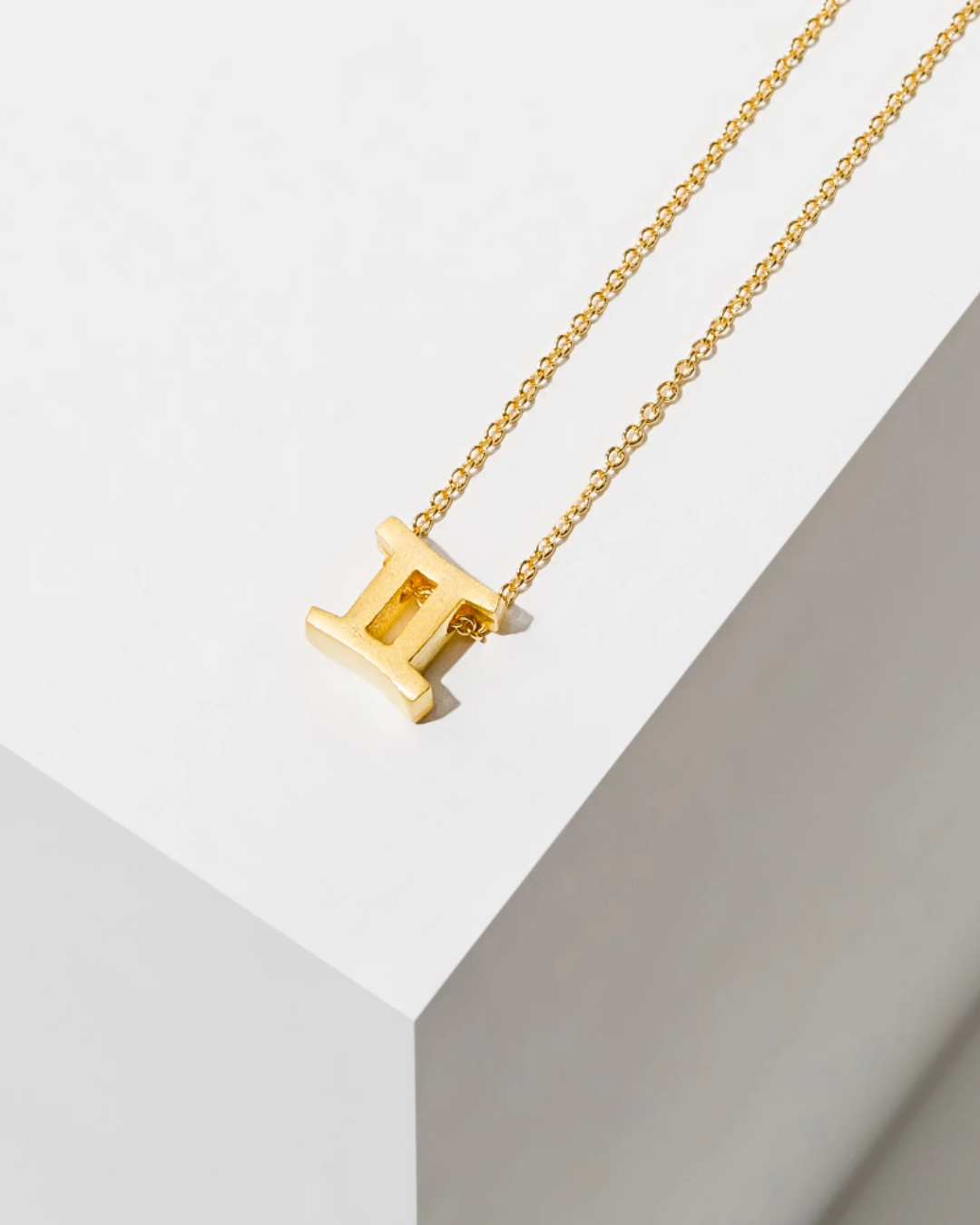 XGemini Gold Plated Zodiac Necklace