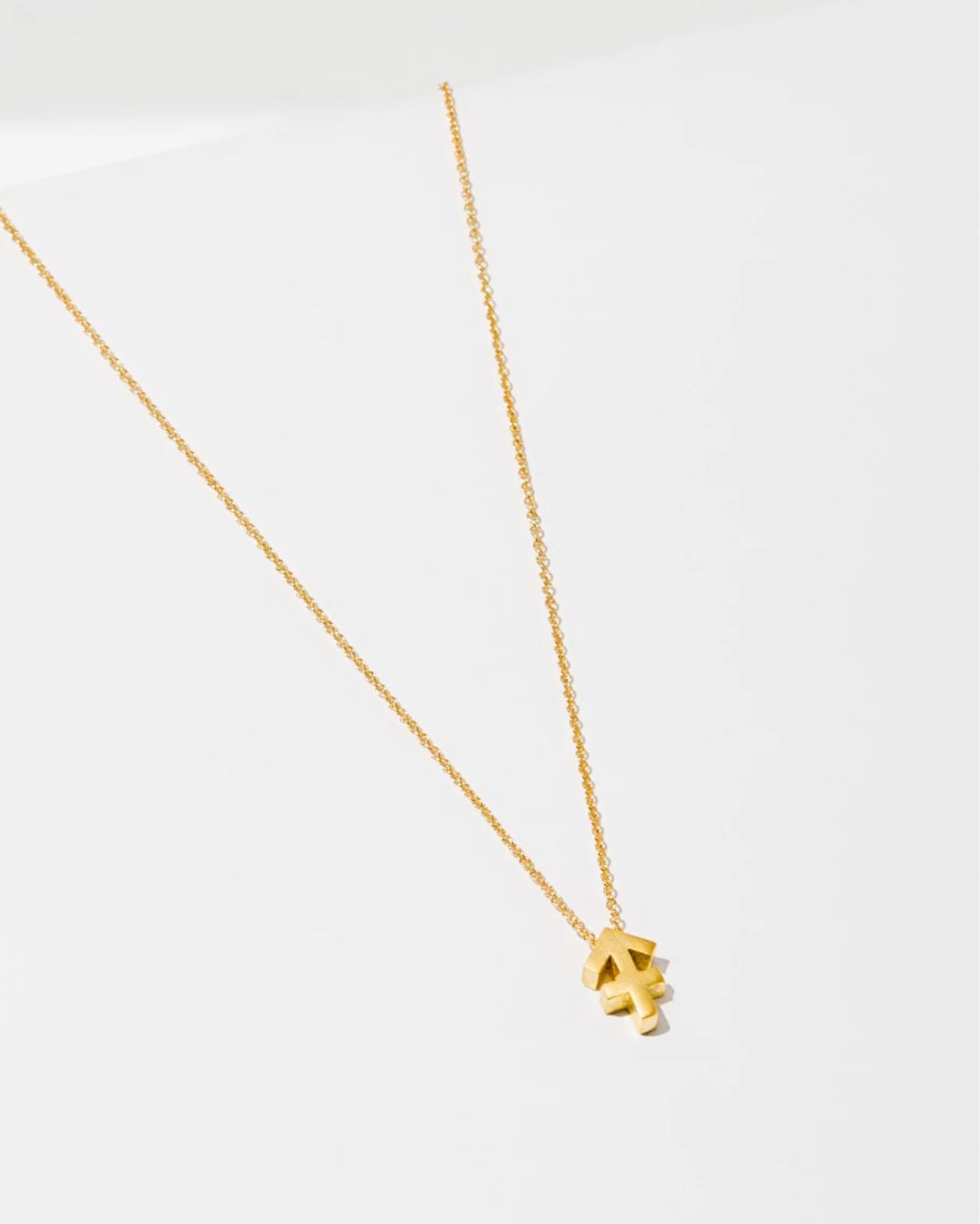 XSagittarius Gold Plated Zodiac Necklace