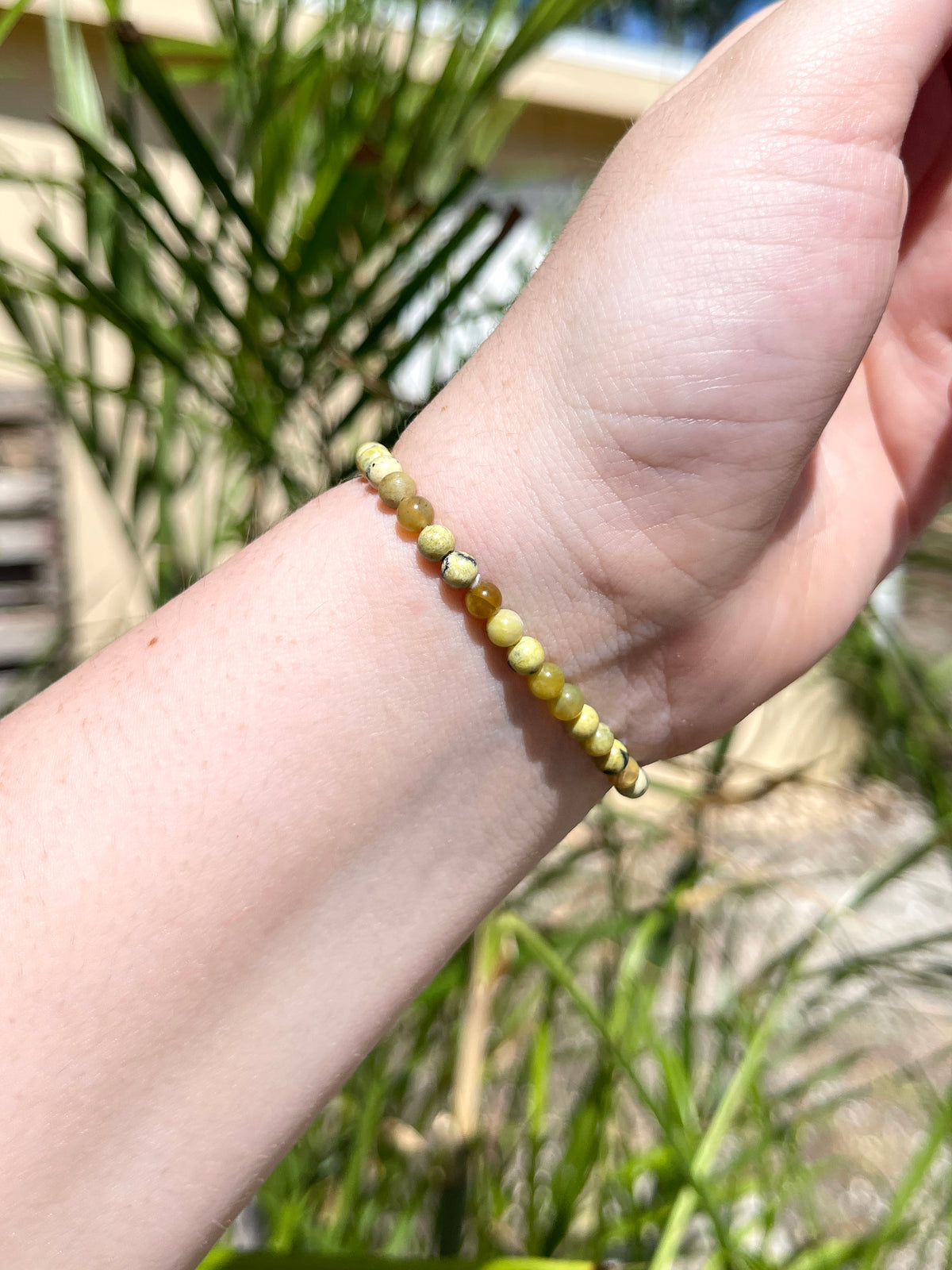 Yellow Agate Bracelet